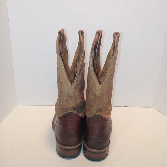 BOULET Canada Ladies 8.5 Western Boots Apache Whaler Buckskin 3131 - Picture 10 of 14